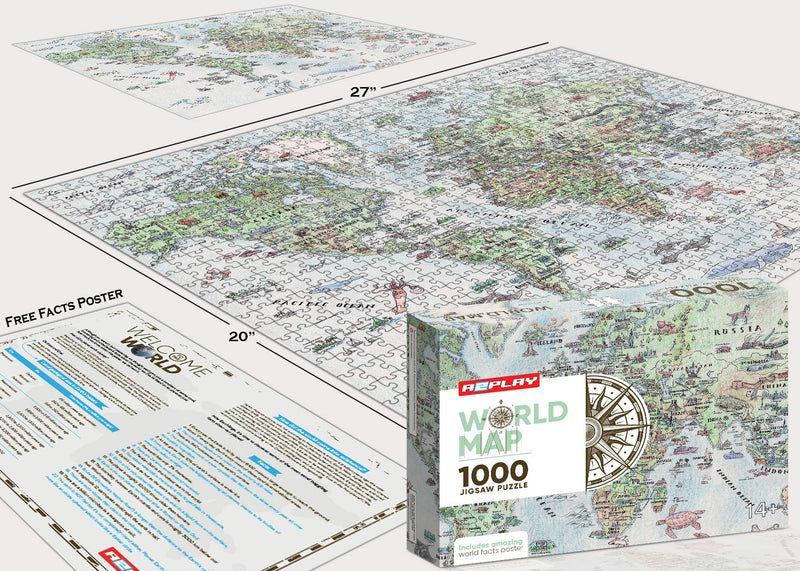 Maps Trilogy - 3 Puzzle Bundle