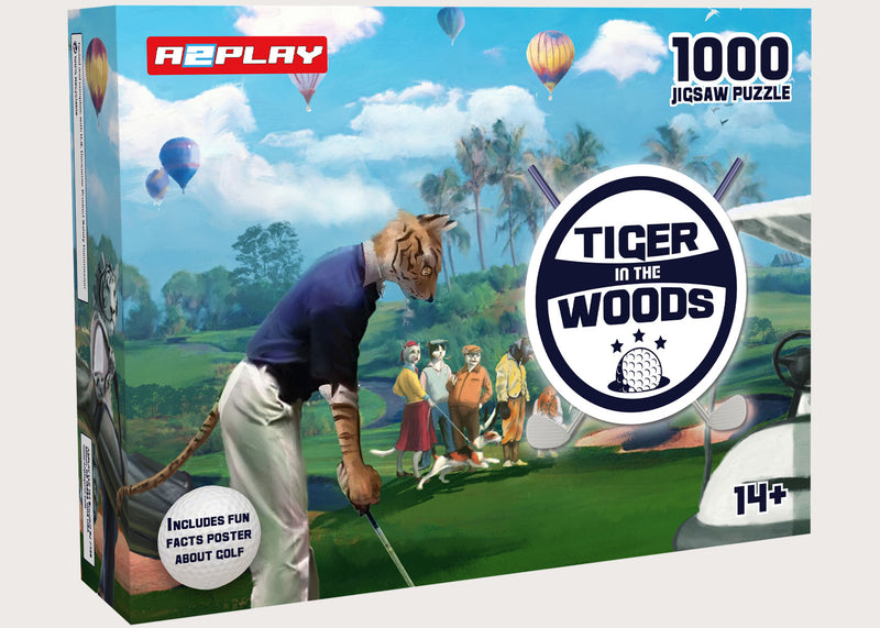 Tiger in the Woods