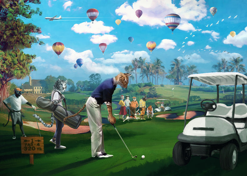 Tiger in the Woods